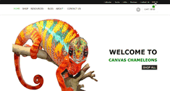 Desktop Screenshot of canvaschameleons.com